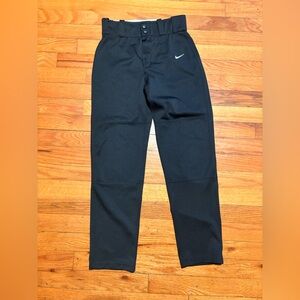 Nike Baseball Black Athletic Pants with Logo
